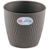 Stefanplast gėlių vazonas Liberty Ø30x27cm ruda