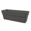 Lumarko Stefanplast gėlių dėžutė su padėklu Ethica 50x18x17cm pilka