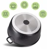Lumarko Puodas 4482 juoda 13.5 L marmurkowy (KAMI-GA-006-54)