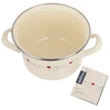 Lumarko Puodas emaliowany kreminė TONCA 16 cm, 1,4 l