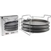 Mondex Pizza Baking Set: 3 Metal Blades + Stand