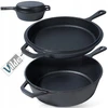 Lumarko Vilde Ketaus puodas 3,5L ir keptuve 24 cm (2 dalių komplektas CAST LINE)