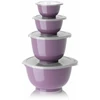 Lumarko Rosti Margrethe Bowls Set of 4 + Lids Lavender