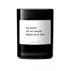 „Lumarko“ sojų žvakė stiklinėje „CANDLY&CO“, „Many Of My Smiles Begin With.“, kvapas Nr. 6, 250 g