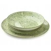 Lumarko Affek Design STRIPES Žalias pietų rinkinys 18 dalių. 27/19/20 cm dubenėliai, 550 ml