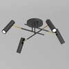Lubinis šviestuvas Lampa sufitowa Luminex Luminex Axion 4323 plafon lampa sufitowa 4x8W GU10 juoda/auksinė