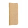 Dėklas Oem LUNA Book Gold skirtas Samsung Galaxy S25 Plus aukso spalvos