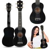 Luna Guitars SUPRIMO UK21 BK sopraninė ukulelė, 21", juoda, medinė