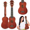 Luna Guitars SUPRIMO UK21 DW sopraninė ukulelė, 21", tamsi mediena