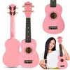 Luna Guitars SUPRIMO UK21 PK sopraninė ukulelė 21" rausva mediena