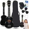 Luna Guitars SUPRIMO UK21 SET BK sopraninė ukulelė 21" juoda