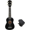 Luna Guitars SUPRIMO UK21 SET BK sopraninė ukulelė 21" juoda