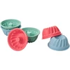 Lurch 83018, Turban cake mould, Silicone, -40 °C, 240 °C, Mėlyna, Žalias, Raudona, 30 mm (LU83018)