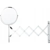 Beliani Sieninis kosmetinis veidrodis su laikikliu YVELINES 57 cm 36 cm, metalinis, sidabrinis