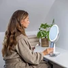 „Sharper Image“ makiažo veidrodėlis su apšvietimu ir belaidžiu įkrovikliu