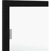 LED vonios veidrodis Juodas ąžuolas 100 x 8,5 x 37 cm Stiklas