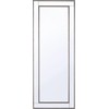 Beliani Sieninis veidrodis FENIOUX 50 × 130 cm, sidabrinis