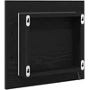 LED vonios veidrodis Juodas ąžuolas 40 x 37 x 8.5 cm