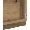 LED vonios veidrodis Amatininkų ąžuolas 40 x 37 x 8.5 cm