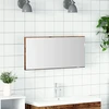 Veidrodis Sena mediena 80 x 37 cm Stiklas ir inžinerinė mediena