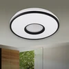 LVT lubinis šviestuvas LVT Santo 4043 lubinis šviestuvas su nuotolinio valdymo pulteliu 1x24W LED 3000-6500K CCT 1680lm reguliuojamas baltas/juodas