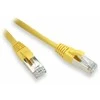 LYNX FTP jungiamasis kabelis Cat5e PVC, CCA, 0,5 m, geltonas (pakuotėje 10 vnt.)