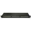 Lynx CS Komutacinė panelė 24 prievadų Cat5E, STP, blokas 110 (LX24S-C5E-BK)