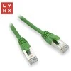 LYNX FTP jungiamasis kabelis Cat5e PVC, CCA, 7m, žalias