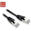 LYNX FTP jungiamasis kabelis Cat5e PVC, CCA, 2m, juodas