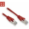 LYNX FTP jungiamasis kabelis Cat5e PVC, CCA, 10m, raudonas
