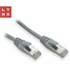 LYNX FTP jungiamasis kabelis Cat5e PVC, CCA, 3m, pilkas
