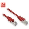 LYNX FTP jungiamasis kabelis Cat5e PVC, CCA, 3m, raudonas