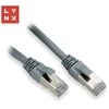 LYNX FTP jungiamasis kabelis Cat6, PVC, 5m, pilkas