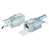 LYNX keystone, STP Cat6a, savisriegis, sidabrinis