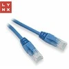 LYNX UTP jungiamasis kabelis Cat5e, PVC, CCA, 0,1 m, mėlynas (pakuotėje 10 vnt.)