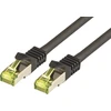 M-Cab CAT7 SFTP RJ45 LSZH 3M Juodas/10GBIT RAW PATCH CABLE