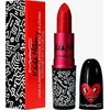 MAC Viva Glam X Keith Haring Longwear Kreminis Lipstick Raudona Haring, 3 g