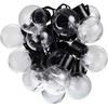 Maclean MCE424 2-in-1 saulės sodo LED girlianda, IP44, 3W, 10lm, 3000K, 2*600 mAh baterija, 5V DC, 7m