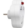 Gniazdko „Maclean“ maitinimo lizdas, 2 lizdų skirstytuvas su USB A/C 2.4A, E tipo, 2x16A, MCE336 E
