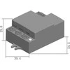 Mikrofalowy „Maclean“ mikrobangų judesio jutiklis, 8 m veikimo nuotolis, maksimali apkrova 1200 W, IP20, 5,8 GHz, MCE316