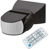 Czujnik „Maclean“ PIR judesio jutiklis, infraraudonųjų spindulių, su nuotolinio valdymo pultu, maks. 800 W (lemputė), maks. 1200 W (LED), MCE241 B