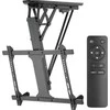 MACLEAN MC-880 Elektrinis lubų televizoriaus laikiklis nuožulnioms sienoms 32-70 colių 35kg max nuotolinio valdymo pultas max VESA 600x411