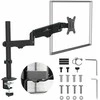 Laikiklis Maclean monitorius mount, gas spring, 17"-32", 2-10kg, juodas, MC-135