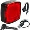 Lampka „Maclean“ LED galinis dviračio žibintas, prieblandos jutiklis, USB automatinis išsijungimas COB, maks. 125 lm, 450 mAh baterija, MCE355
