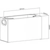 Organizer Universalus kosmetikos ir kosmetikos konteineris organizatoriui „Maclean“, 8kg, 367x150x220 mm, MC-479