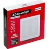 Maclean MCE374S LED lubų skydelis įleidžiamas SLIM 18W Neutral Baltas 4000K 170x170x26mm 1900lm
