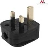 MACLEAN MCE193 Maclean MCE193 JK maitinimo KIŠTUKAS 3 kontaktų 13AMP FUSED Aukštos kokybės JK kištukas
