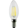 Żarówka „Maclean“ LED lemputė su gijomis E14, 6 W, 230 V, šiltai balta, 3000 K, 806 lm, „Retro Edison“ dekoratyvinė žvakė C35, MCE286