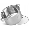 Plieninis puodas su dangteliu, indukcinis, 16cm, 2,1l | Maestro MR-3512-16