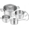 Maestro Puodas plieno su dangteliu na indukcję gaz 24cm 5.7L MAESTRO MR-3521-24